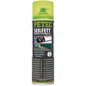 PETEC Seilfett-Spray 500ML Hochdruckbest&auml;ndiges und...