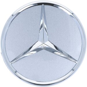 ORIGINAL MERCEDES-BENZ Wheel cover Star titanium silver/Chrome 1 piece