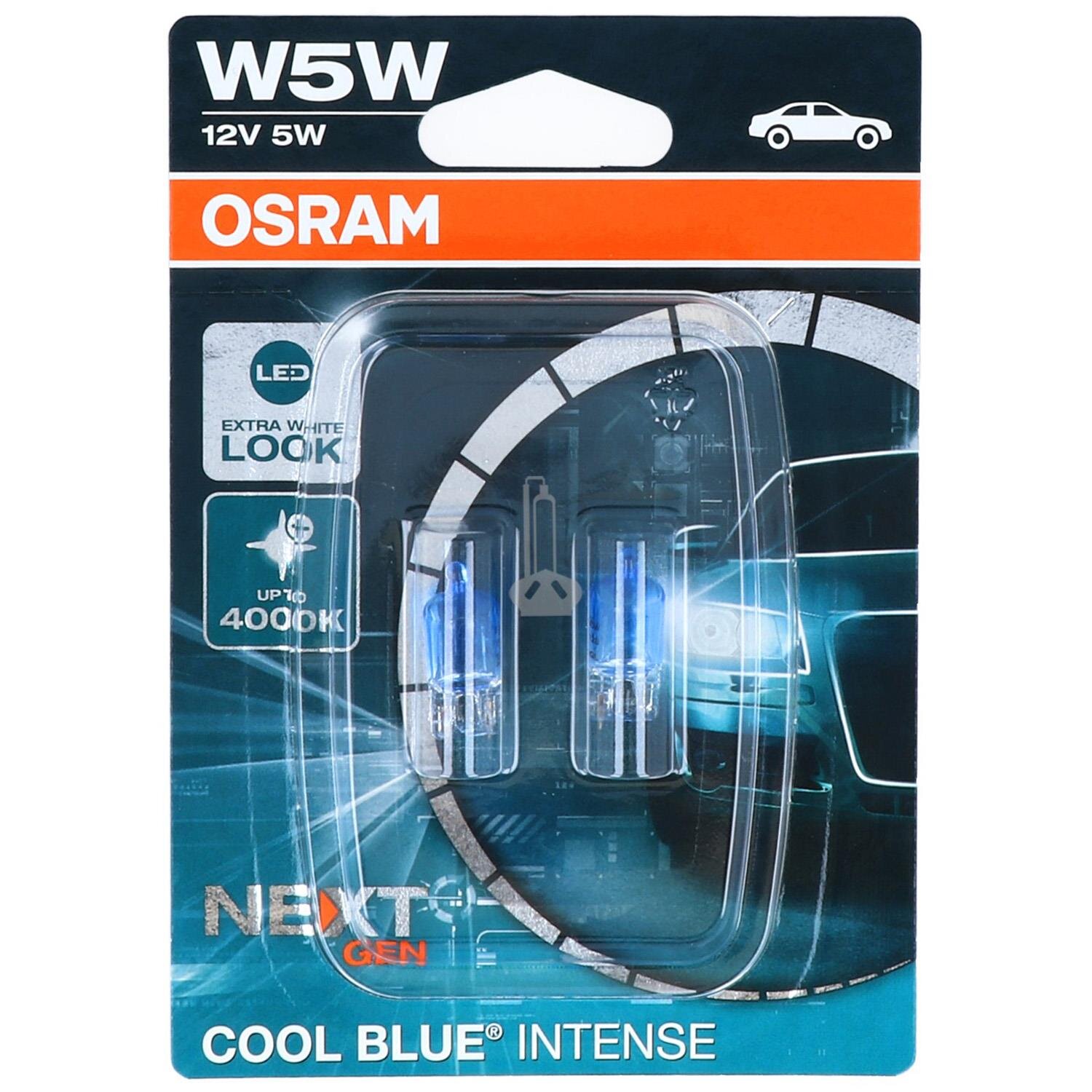 10 X Osram W5W Cool Blue Intense (Next Gen)