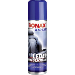 SONAX XTREME LEDERPFLEGESCHAUM NANOPRO LEDERREINIGER PFLEGE GLATTLEDER 250 ml