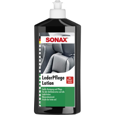 SONAX  LederPflegeLotion Reinigung Pflege Glatt- und Kunstleder Pflegeemulsion 500 ml