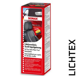 SONAX  Cabrioverdeck+Textil-Imprägnierung Cabrioverdeck Schwamm Versiegelung 250 ml