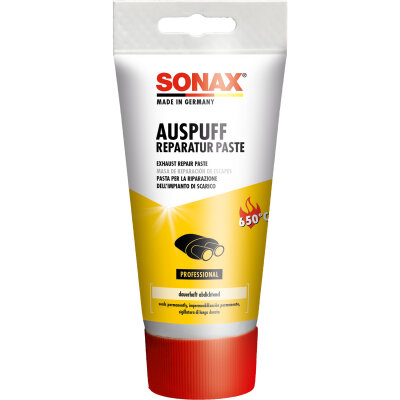 SONAX AuspuffReparaturPaste Verschlißt dauerhaft ,schnellund absolut gasdicht 200 ml
