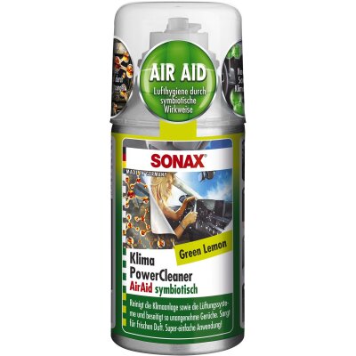 SONAX Klima Power Cleaner Green Lemon Klimaanlage und die Lüftungssysteme Reiniger 100 ml