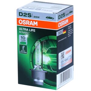 OSRAM D2S 66240ULT ULTRA LIFE Xenarc Xenon Brenner Single