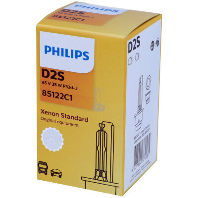 PHILIPS D2S 85122C1 Standard Xenon Brenner Single B-Ware