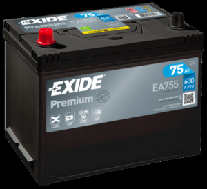 EXIDE EA755 Starterbatterie