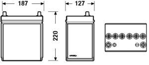 EXIDE SB357 Starterbatterie