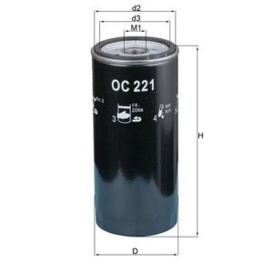 KNECHT OC 221 Ölfilter für  VAG