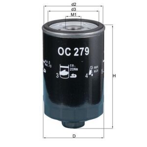 KNECHT OC 279 Ölfilter für  VAG