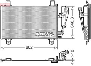 DENSO DCN44017 Kondensator Klimaanlage