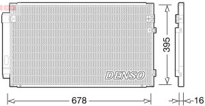 DENSO DCN51012 Kondensator Klimaanlage