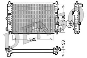 DENSO DRM10025 Kühler Motorkühlung