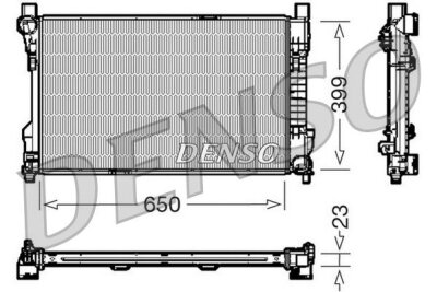 DENSO DRM17081 Kühler Motorkühlung