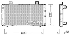 DENSO DRM25003 Kühler Motorkühlung