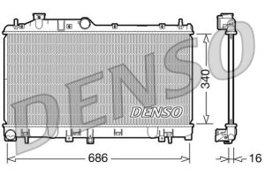 DENSO DRM36007 Kühler Motorkühlung