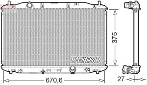 DENSO DRM40106 Kühler Motorkühlung