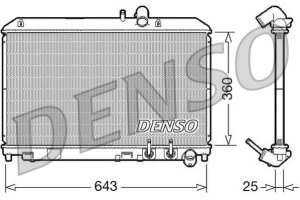 DENSO DRM44012 Kühler Motorkühlung