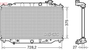 DENSO DRM44044 Kühler Motorkühlung