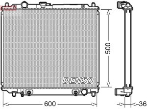 DENSO DRM45003 Kühler Motorkühlung