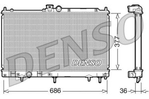 DENSO DRM45026 Kühler Motorkühlung