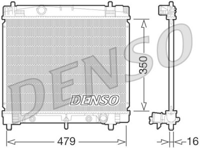 DENSO DRM50070 Kühler Motorkühlung