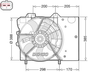 DENSO DER21024 Lüfter Motorkühlung