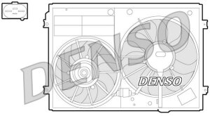 DENSO DER32012 Lüfter Motorkühlung