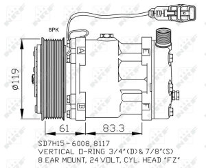 32706 Kompressor Klimaanlage