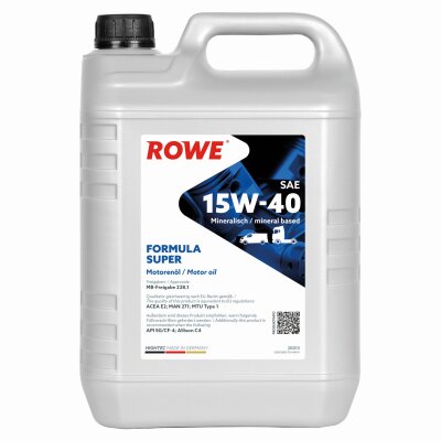 ROWE HIGHTEC FORMULA SUPER SAE 15W-40 5 Liter