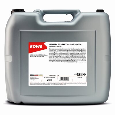 ROWE HIGHTEC GTS SPEZIAL SAE 20W-20 20 Liter
