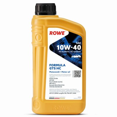 ROWE HIGHTEC FORMULA GTS SAE 10W-40 HC 1 Liter