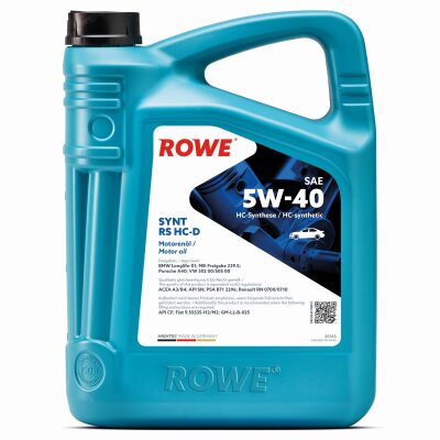 ROWE HIGHTEC SYNT RS HC-D SAE 5W-40 5 Liter