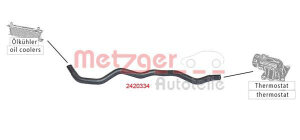 METZGER 2420334 Kühlerschlauch