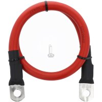 XENES Connect Batterieanschlusskabel mit Ring-Kabelschuh 10 mm² 0.5 m Rot
