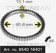 TRISCAN 8540 16401 Sensorring ABS