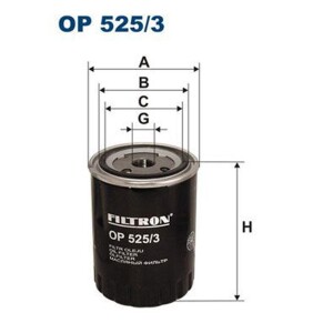 FILTRON OP 525/3 Ölfilter für  VAG
