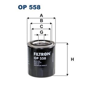 FILTRON OP 558 Ölfilter für  SUBARU