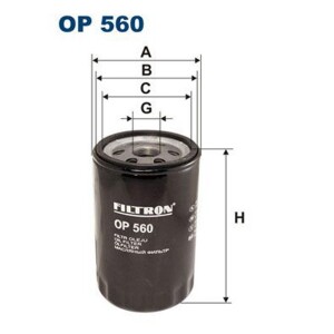 FILTRON OP 560 Ölfilter für  VAG