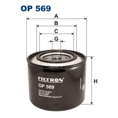 FILTRON OP 569 Ölfilter