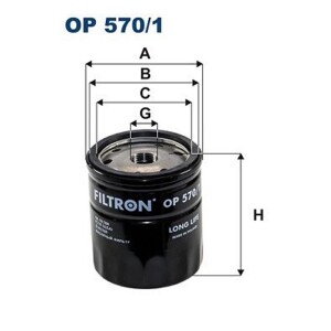 FILTRON OP 570/1 Ölfilter