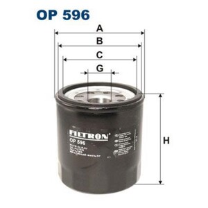 FILTRON OP 596 Ölfilter