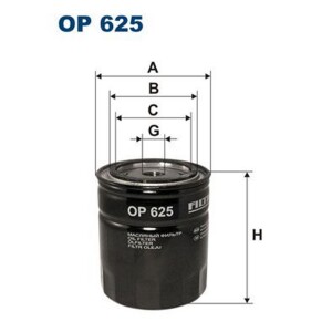 FILTRON OP 625 Ölfilter für  OPEL