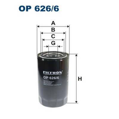 FILTRON OP 626/6 Ölfilter