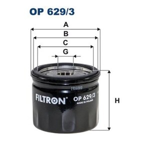 FILTRON OP 629/3 Ölfilter für  FORD