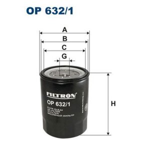 FILTRON OP 632/1 Ölfilter