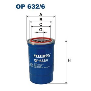 FILTRON OP 632/6 Ölfilter für  HYUNDAI