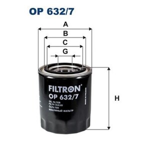 FILTRON OP 632/7 &Ouml;lfilter f&uuml;r  KIA