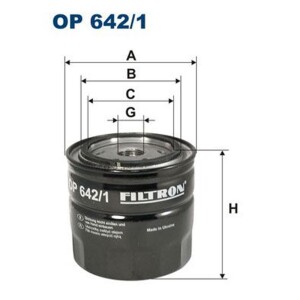 FILTRON OP 642/1 Ölfilter für  RENAULT