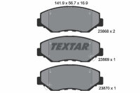 TEXTAR 2386801 Bremsbelagsatz Scheibenbremse Bremsklötze Bremsbeläge
